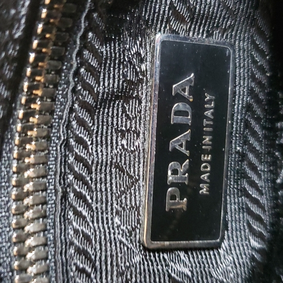 Prada Leather/Canvas Handbag - Picture 7 of 12